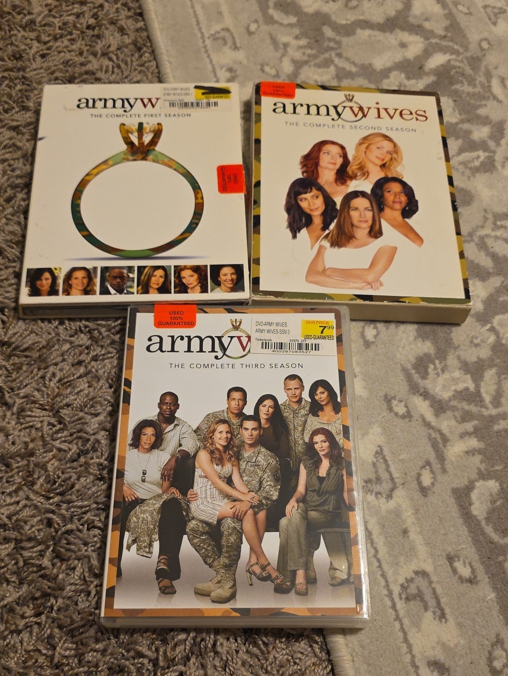 Army Wives Complete Series 1-3  DVD Set
